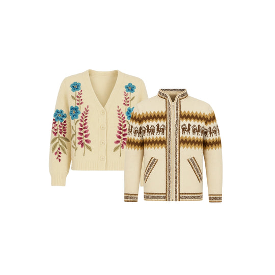 BALLOT - Cardigans en laine vintage