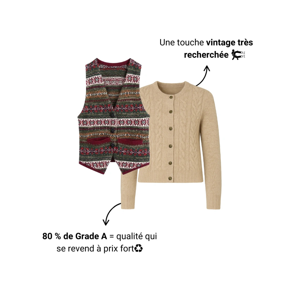 BALLOT - Cardigans en laine vintage