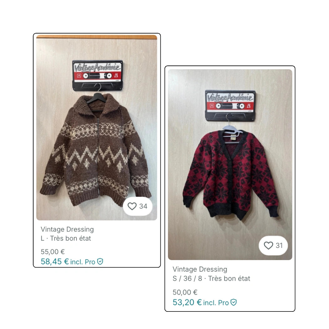 BALLOT - Cardigans en laine vintage