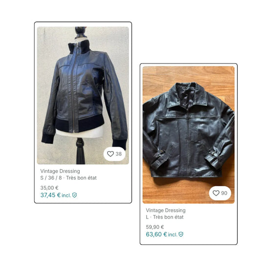 BALLOT - Vestes en cuir vintage