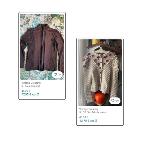 BALLOT - Cardigans en laine vintage
