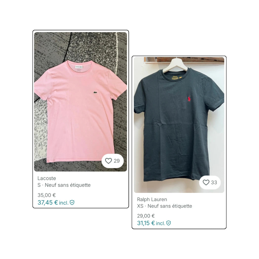 BOX VINTED - T-Shirts de Marques
