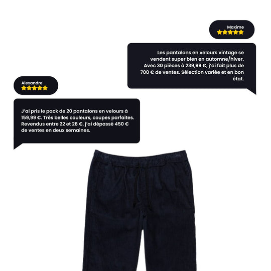 Pantalons en Velours Vintage