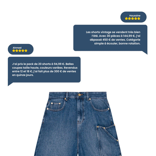 Shorts en Jeans Vintage