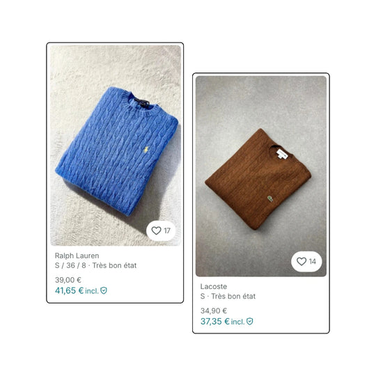 BOX VINTED - Pulls de marques