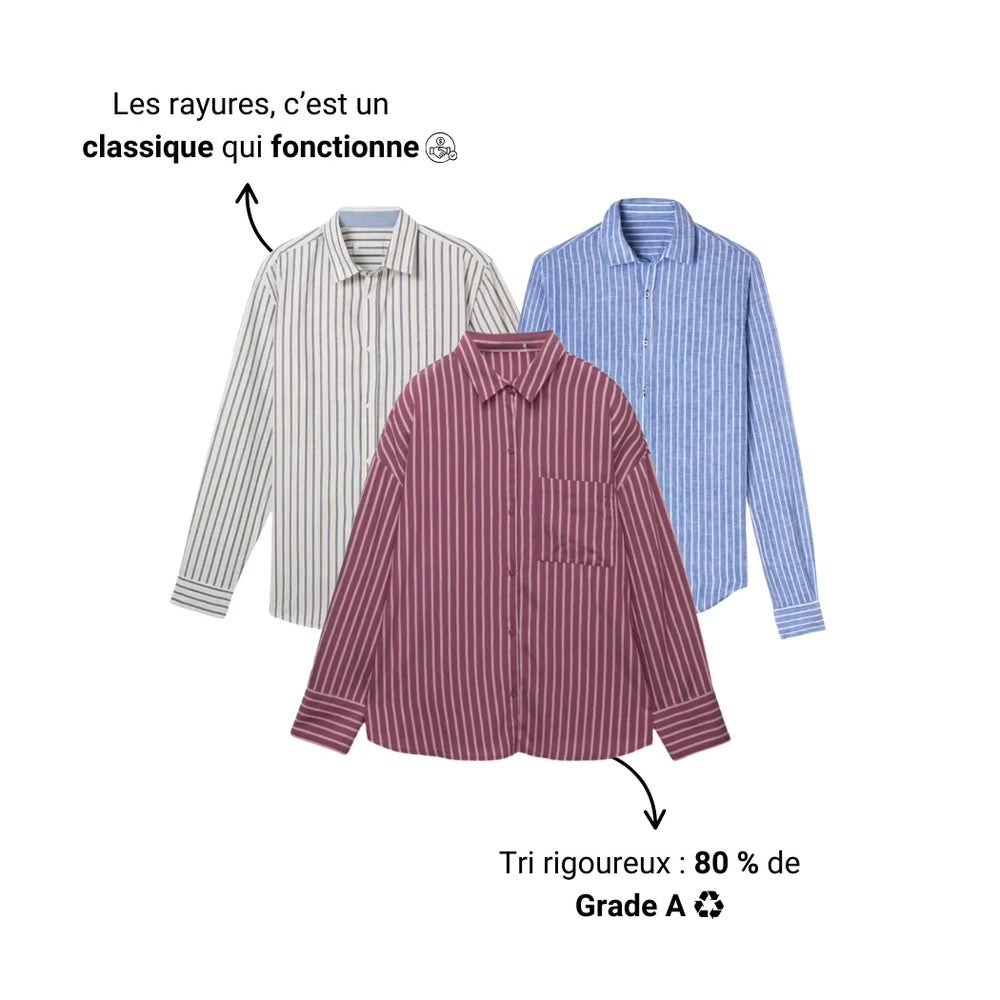 BALLOT - Chemises à rayures vintage