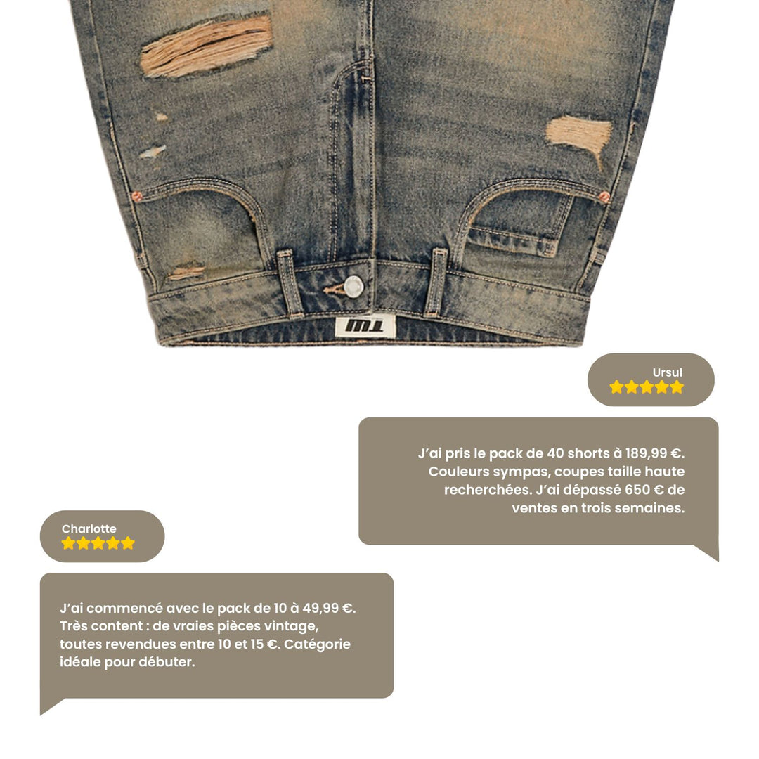Shorts en Jeans Vintage