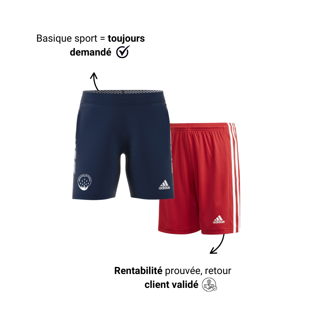 BOX VINTED - Shorts de sport de marques