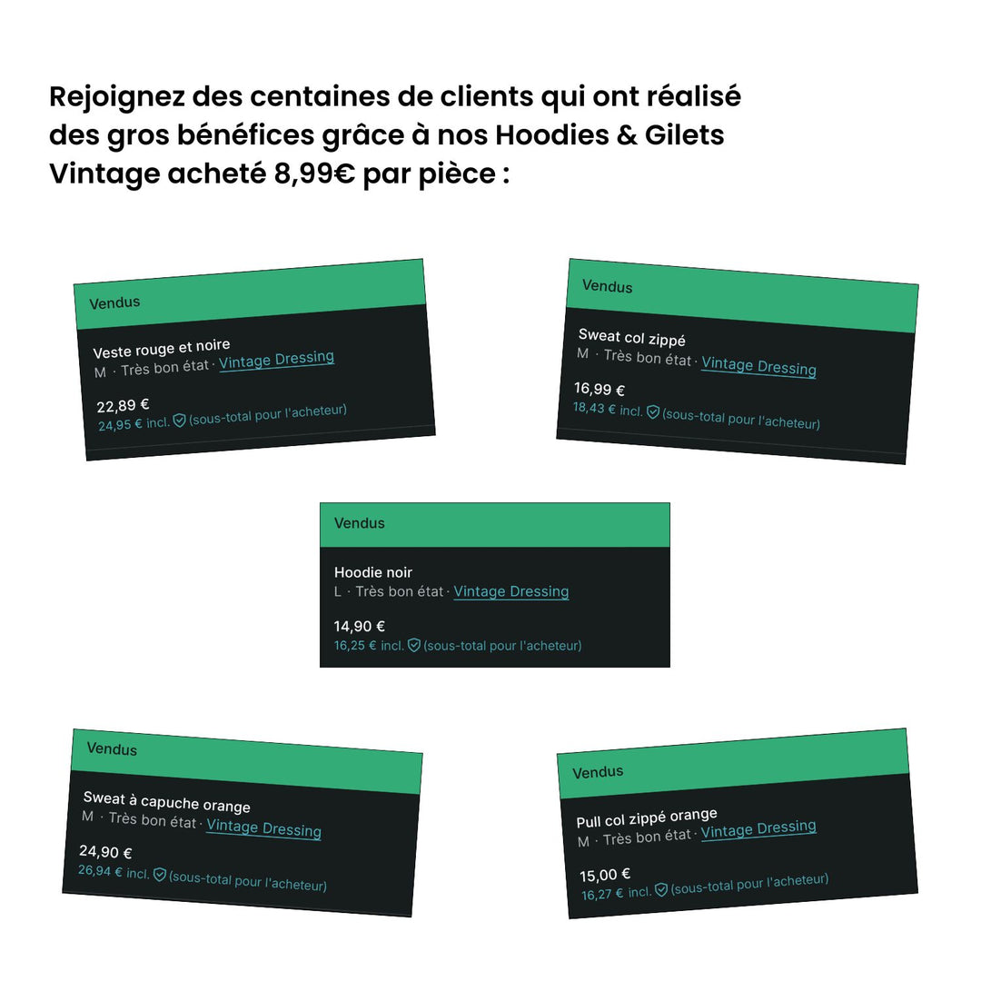 Hoodies et Gilets Vintage