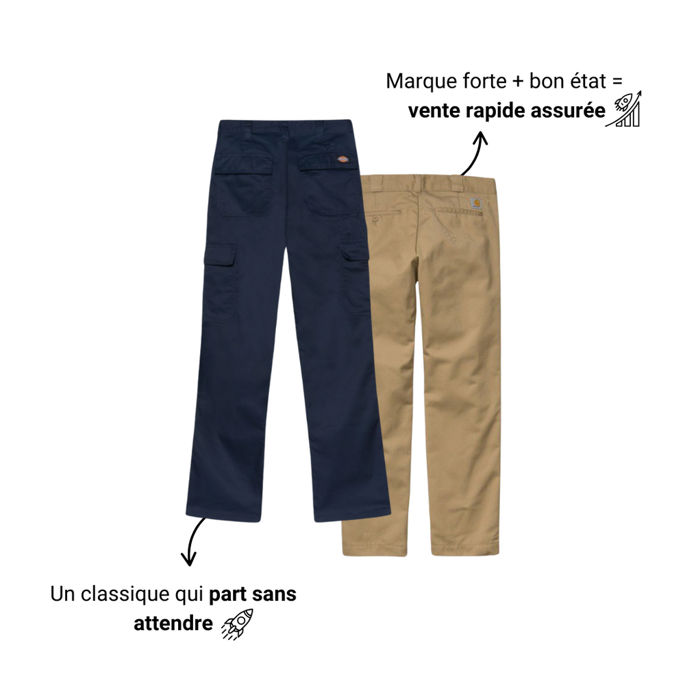 BOX VINTED - Pantalons Carhartt & Dickies