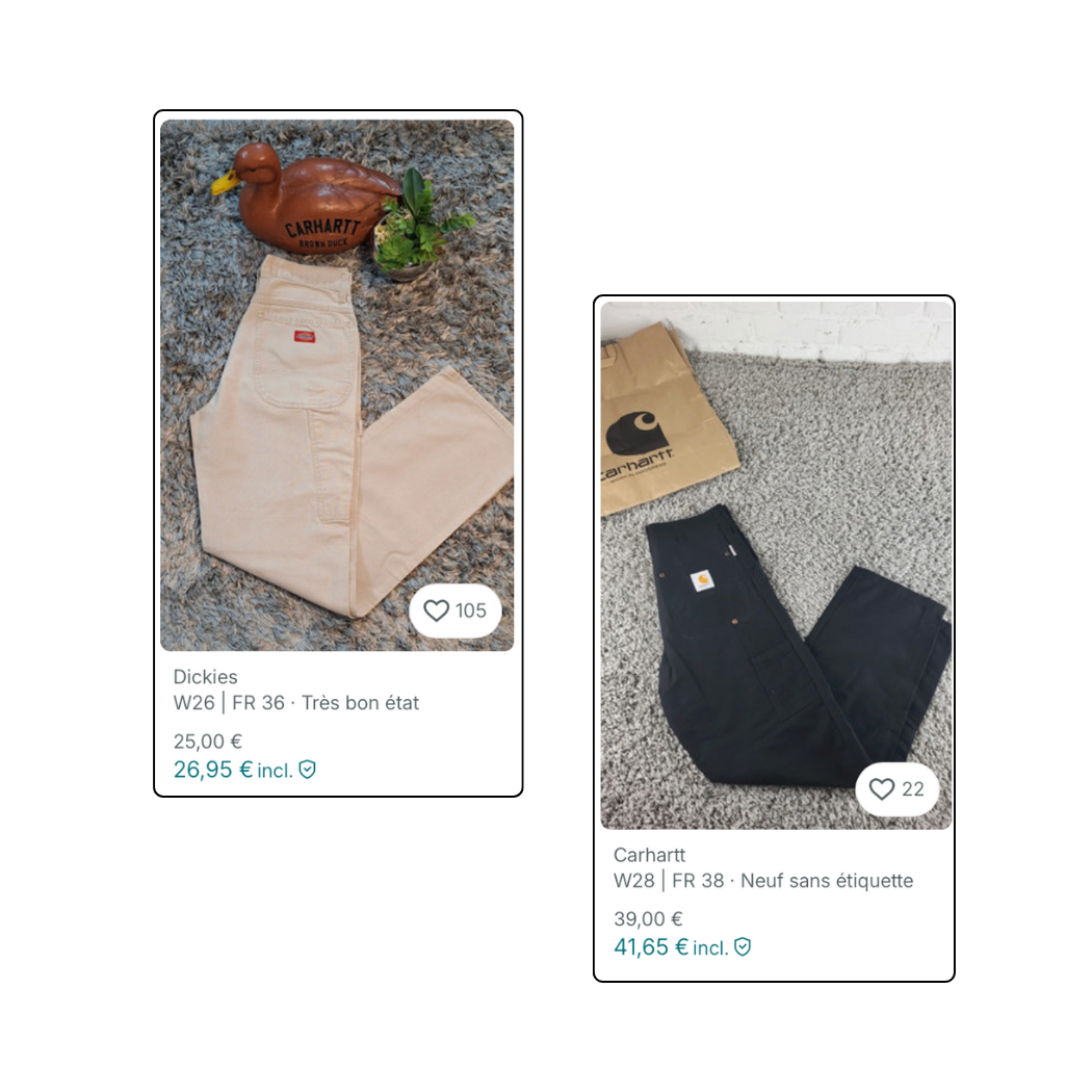 BALLOT - Pantalons Carhartt & Dickies