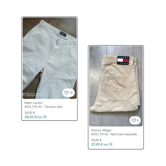 BALLOT - Pantalons en coton de marques