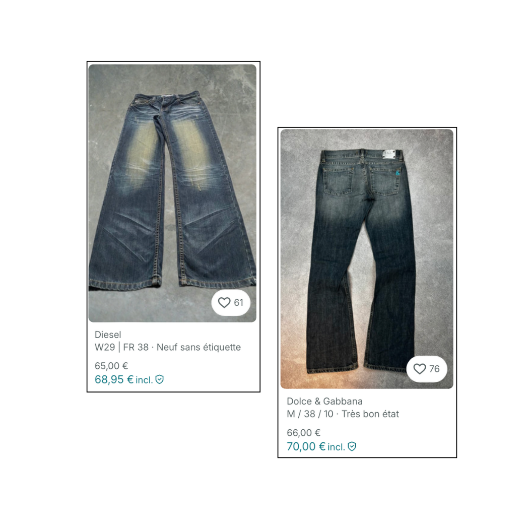 BOX VINTED - Jeans de marques
