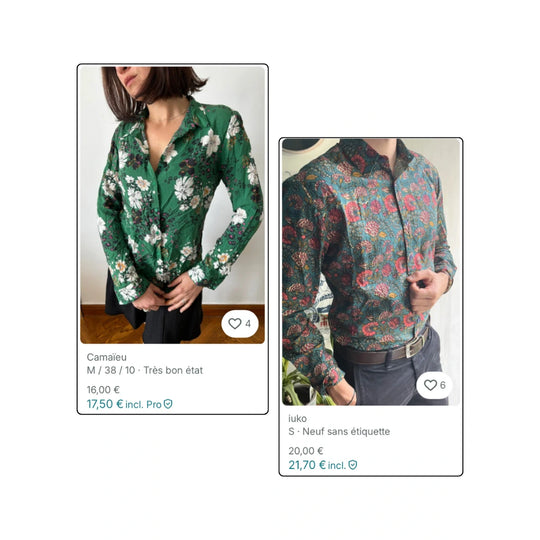 BOX VINTED - Chemises à motifs vintage