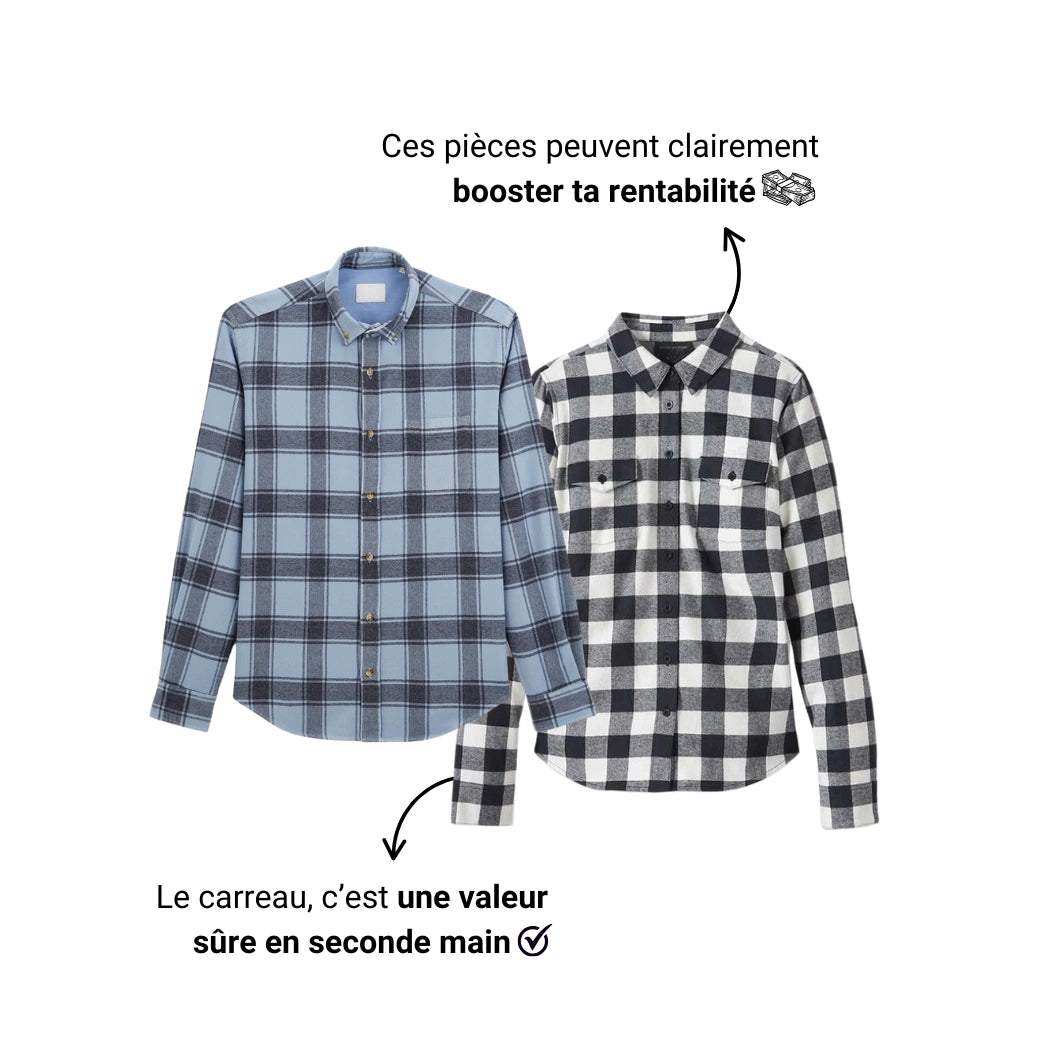 BOX VINTED - Chemises en flanelle vintage