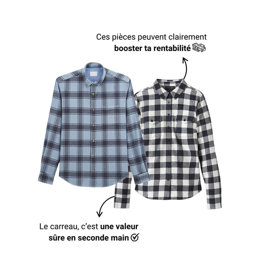 BOX VINTED - Chemises en flanelle vintage