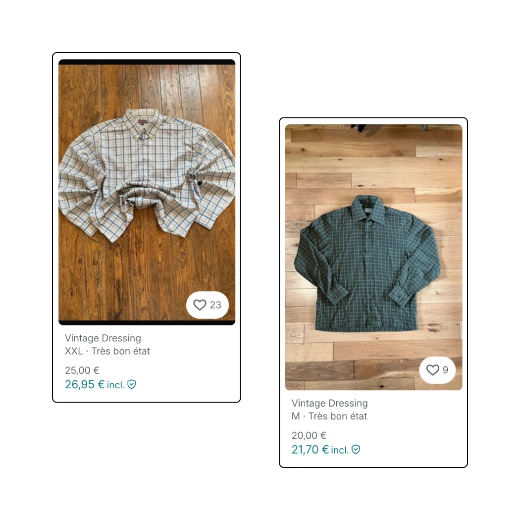 BOX VINTED - Chemises en flanelle vintage