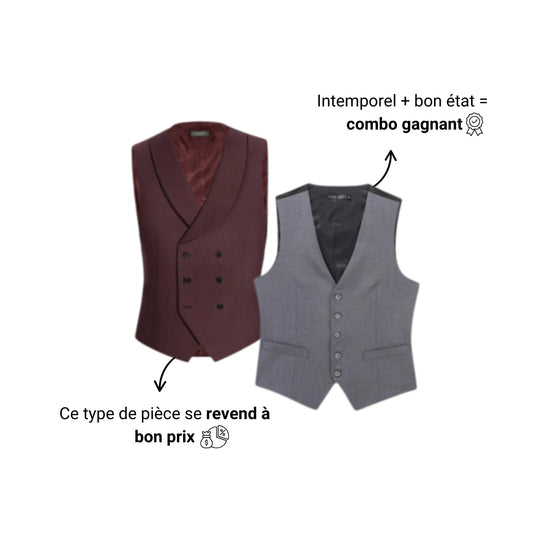 BOX VINTED - Gilets de costumes vintage